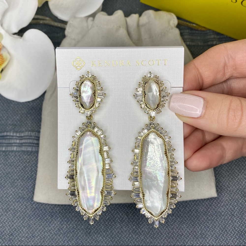 Kendra Scott Gold Katrina Statement Earrings